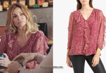 DEMAIN NOUS APPARTIENT : la blouse bordeaux de Chloé dans l’épisode 677