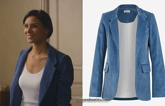 PROFILAGE : Saison 10 Épisode 2 le blazer en velours bleu d’Elisa