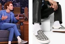 STYLE : KJ APA with checkered sneakers