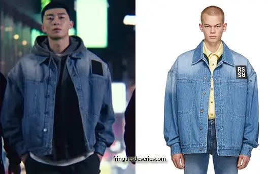 ITAEWON CLASS : Sae Ro Yi’s big denim jacket in S1E01
