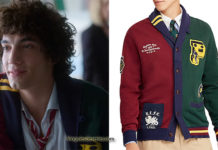ELITE : Valerio’s rugby cardigan in S3E05
