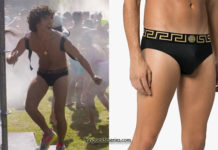 ELITE : Valerio’s black swimwear in S3E06