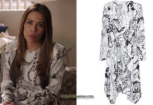 DYNASTY : Cristal’s printed dress in S3E17