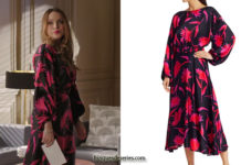 DYNASTY : Fallon’s floral dress in S3E17