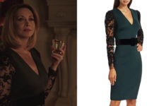 DYNASTY : Laura Van Kirk’s green dress in S3E17