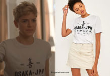 FEEL GOOD : Mae’s Osaka print t-shirt in s1e01