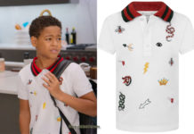 BLACK AF : Pop’s polo shirt in S1E01