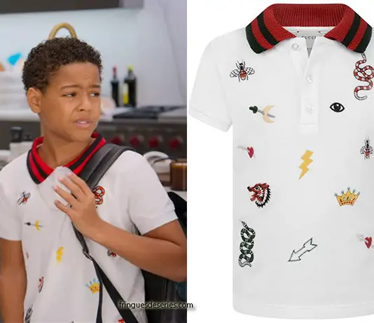 BLACK AF : Pop’s polo shirt in S1E01