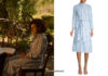 WHITE LINES : Conchita’s striped shirtdress in S1E08