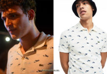 SUMMERTIME : Jacopo’s airplanes print polo shirt in S1E08