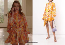 DYNASTY : Kirby’s Multicoloured dress in S3E20