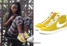 BLOOD & WATER : Puleng’s yellow mustard shoes