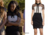 13 REASONS WHY : Ani’s black & white mini dress