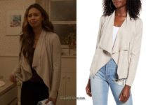 13 REASONS WHY : Jessica’s drape Front Jacket in S4E04
