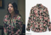 DEMAIN NOUS APPARTIENT : la chemise imprimé roses de Soraya dans l’épisode 695