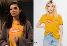 THE EXPANDING UNIVERSE OF ASHLEY GARCIA : Ashley’s tacos print tee in S2E04
