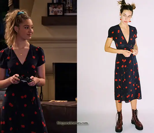 THE EXPANDING UNIVERSE OF ASHLEY GARCIA : Brooke’s cherry dress in S2E03