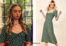 The Expanding Universe of Ashley Garcia : Brooke’s green floral dress in S2E01
