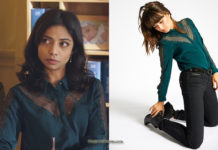 DEMAIN NOUS APPARTIENT : la chemise verte à dentelles de Lou dans l’épisode 703