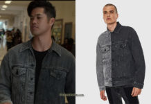 13 REASONS WHY : Zach’s two tones denim jacket in S4E05