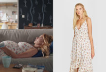 DEMAIN NOUS APPARTIENT : la robe blanche à fleurs dans l’épisode 737