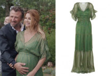 DEMAIN NOUS APPARTIENT : la robe verte de Chloé pour le mariage de sa mère