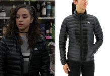TRINKETS : Moe’s black puffer jacket in S1E10