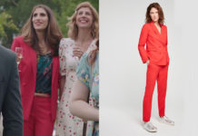 DEMAIN NOUS APPARTIENT : le costume de Morgane porté au mariage de Marianne