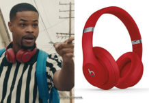 SNEAKERHEADS : Bobby’s red Over‑Ear Headphones in S1E01