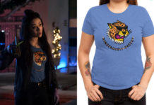 LUCIFER : Ella’s « Dangerously cheesy » tee in S5E01