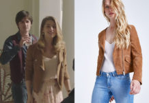 GRAND HÔTEL : le blouson en cuir de Margaux Vasseur dans le premier épisode