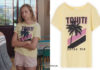 DEMAIN NOUS APPARTIENT : le t-shirt Tahiti de Sofia dans l’épisode 757