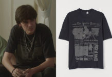 GRAND HÔTEL : le t-shirt de Xavier dans le premier épisode