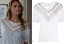 UN SI GRAND SOLEIL : le t-shirt à dentelles de Claire dans l’épisode 509