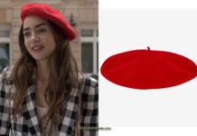 EMILY IN PARIS : Emily’s red beret in S1E03
