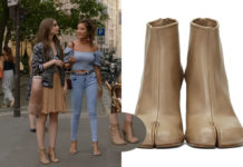 EMILY IN PARIS : EMILY’s leather boots in S1E02
