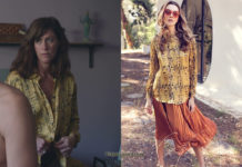 DEMAIN NOUS APPARTIENT : la chemise imprimé animal de Flore dans l’épisode 773