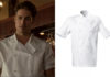 EMILY IN PARIS : Gabriel’s white Grand Chef Jacket in S1E02