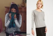 DEMAIN NOUS APPARTIENT : le pull gris à dentelles de Soraya dans l’épisode 777