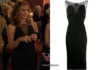 EMILY IN PARIS : Sylvie’s black mesh-panelled dress in S1E02