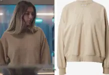 ICI TOUT COMMENCE : le sweat beige de Charlène dans l’épisode 19