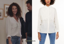 DEMAIN NOUS APPARTIENT : la chemise à bavolets de Clémentine dans l’épisode 801