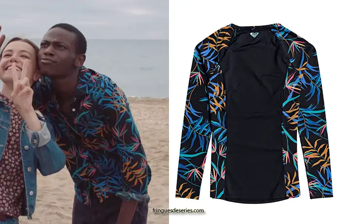 DEMAIN NOUS APPARTIENT/ICI TOUT COMMENCE : la chemise à imprimé feuilles d’Enzo