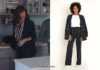 DEMAIN NOUS APPARTIENT : le tailleur pantalon bleu marine de Flore dans l’épisode 788