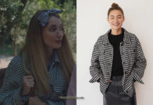 ICI TOUT COMMENCE : la veste pied de poule d’Hortense dans l’épisode 7