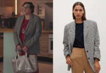 DEMAIN NOUS APPARTIENT : le blazer pied-de-poule de Mona dans l’épisode 802