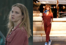 IL EST ELLE : la combi rose de Sabine dans la 1e partie