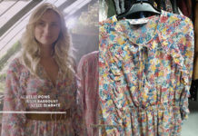 ICI TOUT COMMENCE : la robe toute fleurie de Salomé vue dans le générique