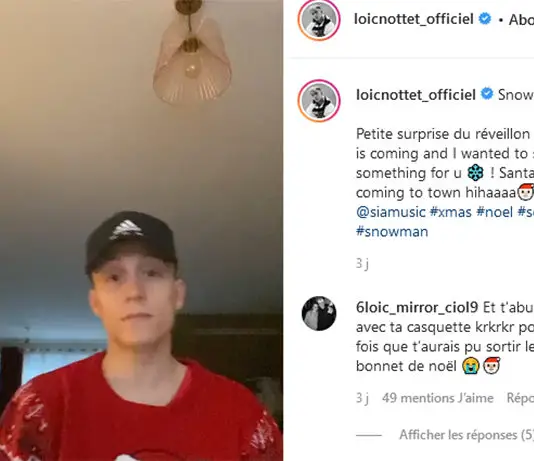 CHRISTMAS SONG OF THE DAY : Loïc Nottet et « Snowman »