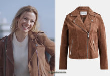 DEMAIN NOUS APPARTIENT : le blouson en daim d’Anna pour son retour dans l’épisode 827